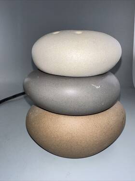 33090 Scentsy Rock Balance Element 3 Tier Stacking Stones Retired 2015 Excellent Cond