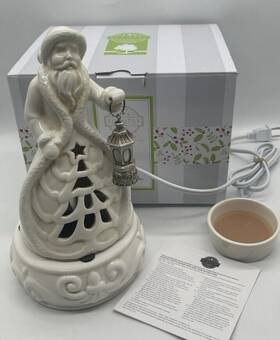 34495 Scentsy Retire Authentic Old World Santa Electric Wax Warmer