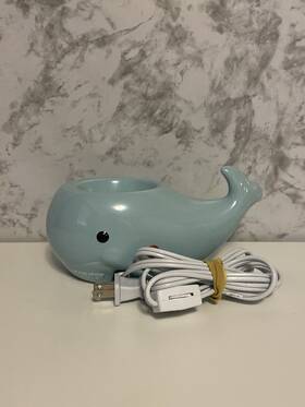 39231p08 Scentsy Ocean Blue Whale Full Size Wax Warmer Nursery Nautical/beach Theme