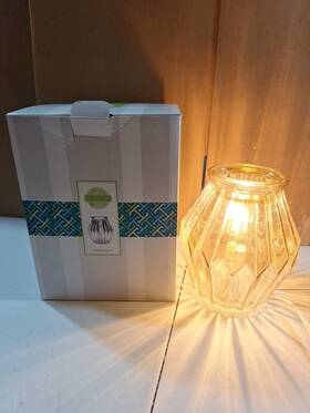 42881 Scentsy Champagne Glow Wax Warmer Discontinued Used Once In Box