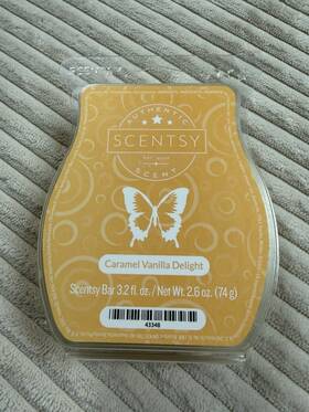 43348 Scentsy Bar Wax Melt 3.2oz Caramel Vanilla Delight