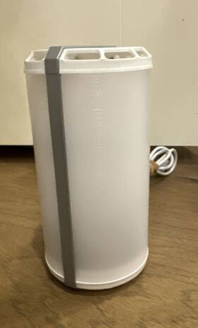 43739 Scentsy Go White W Grey Led Color Changing Portable Usb Fragrance Pod System