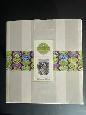 46105 Scentsy Wax Warmer Rainforest Fern Discontinued New