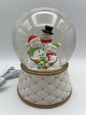 8600 Scentsy 4690/8900 Limited Edition 2019 Snow Globe Wax Warmer #6194/8600 Holiday Snowman