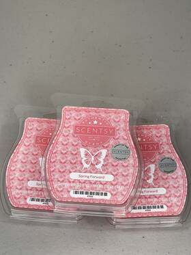 47022 Scentsy Spring Forward Wax Bars 3 Pack Pink Solid Home Fragrance