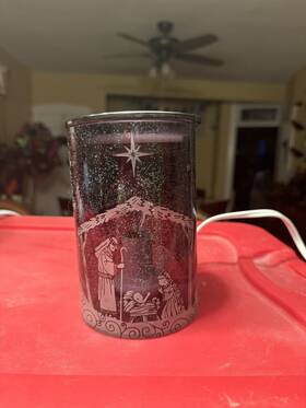 56286 Scentsy Nativity Scene Wax Warmer Model