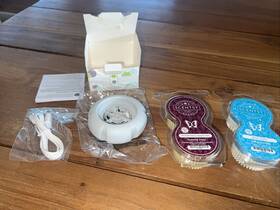 58318 Scentsy Mini Fan Diffuser Usb Car Office Air Freshener Plus 2 Pkgs Pods