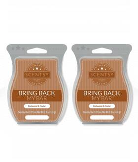 60622 Scentsy Wax Bars Redwood And Cedar Discontinued Scent 2 Pack Ships With Icepack