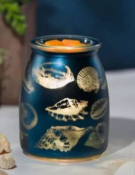 66354 Scentsy Tide Pool Shell Laser Design Wax Warmer Retired Sold Out New