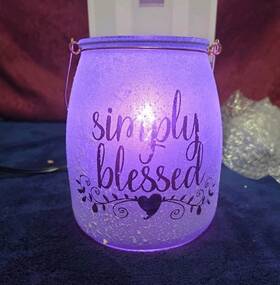 Scentsy 66359 New Retired Htf Simply Blessed Full Size Wax Warmer Hard To Find Charty