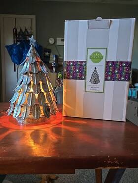 70832 Scentsy All Aglow Small Christmas Tree With Star Top