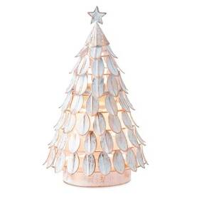 70841 Scentsy New Inch All Aglow Medium White Wax Warmer