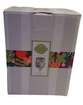 73819 Scentsy Mini Tie Dye Plug-in Warmer Nightlight Nib Teal/white