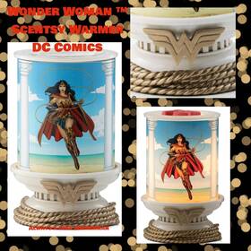 74304 Scentsy Wonder Woman Wax Warmer Dc Comics Super Hero New Nib