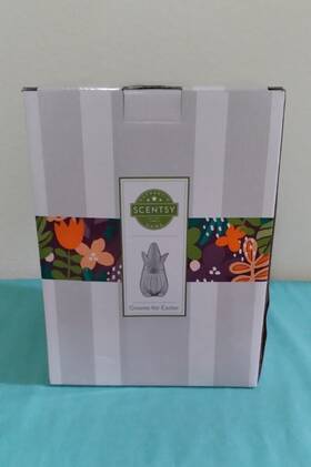 74721 Scentsy Garden Gnome Wax Warmer Easter Bunny Rabbit Spring Farmhouse Decor