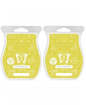 80793 Scentsy Wax Bars Lemon Drizzle Cake Discontinued 2 Pack New Ships With Icepack