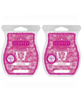 82916 Scentsy Wax Bars Aloha Orchid Discontinued Scent 2 Pack New Ships With Icepack