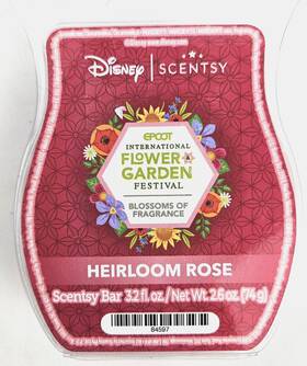 84597 Scentsy Disney Heirloom Rose Wax Bars Melts For Warmers Epcot Flower And Garden