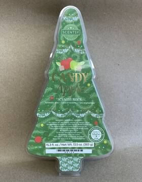 88129 Scentsy Wax Brick 15.3 Oz. - Candy Apple Christmas / Holidays