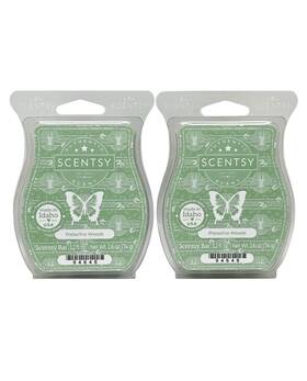 94646 Scentsy Wax Bars Pistachio Woods Discontinued Scent 2 Pack Ships With Icepack