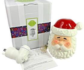96366 Scentsy Saint Nick Santa Mini Warmer With Bulb New In Box