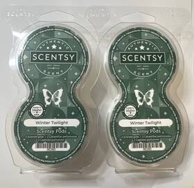 96380 Scentsy Lot Of 2 Winter Twilight Pods Fragrance