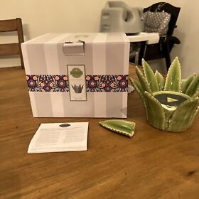 59233 Scentsy Aloe Vera Succulent Electric Scented Wax Element Warmer Green Full Size