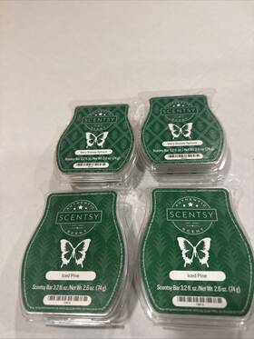 Bars-2 Scentsy Lot Of Four Iced Pine2- Very Snowy Spruce New