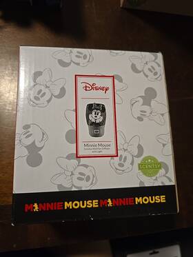 Scentsy C032 2 Disney Minnie Mickey Mouse Wall Fan Diffuser/light Discontinued
