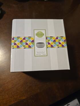C033 Scentsy Mod Taupe Warmer - Brand New In Box