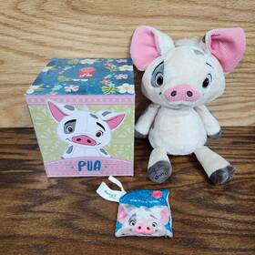 1313-66650 Scentsy Disney Buddy Moana Pua Pig With Box And Scent Pak Used Piggy Hog Plush
