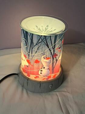 Ex9506 Scentsy Disney Wax Candle Burner Frozen Ii Olaf Reveal Your Destiny