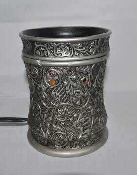 H100674 Scentsy Large Wax Warmer Dsw-silv Silvervine