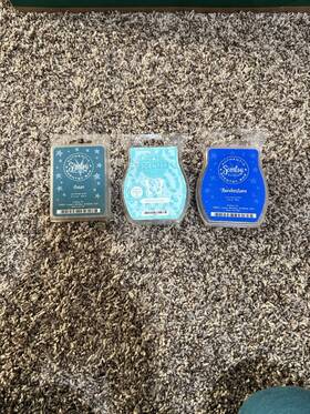 59343 Scentsy Inc. Wax Melt Bars Ocean Mahalo Coconut Thunderstorm. Home Fragrance 3 Pack