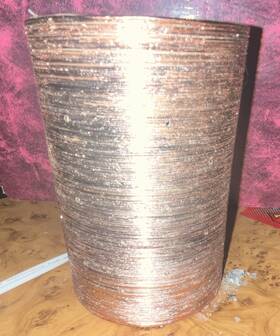 66331 Scentsy Inc. Electric Oil/wax Warmer Metal Copper Wall Plug-in Model Mpn
