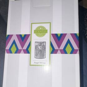 85667 Scentsy Inc. Angel Wings Electric Oil/wax Warmer Silver Plug-in Mpn