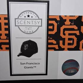 Lr513348770 Scentsy San Francisco Giants Electric Wax Warmer Ceramic Glossy Sports Theme