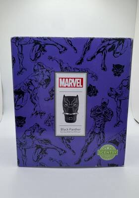 Misc-1a Scentsy New Retired Marvel Inch Black Panther Wall Fan Diffuser For Use With Pods