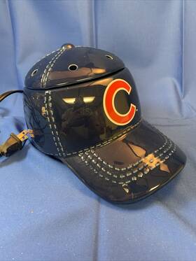 Sce-31713 Scentsy Mlb Chicago Cubs Cap Electric Wax/oil Warmer