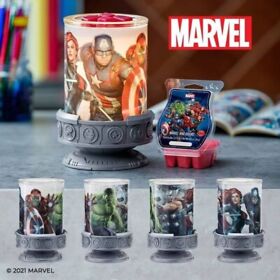 66659 Scentsy Warmer Marvels Avengers Captain America Hulk Ironman Superhero New