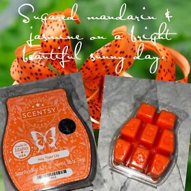 74653 Scentsy Wax Bar Hey Tiger Lily Sugared Mandarin And Jasmine Scent Full Sz Orange