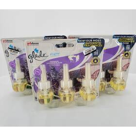 Scjohnson 046500017407 Glade Plugins Air Freshener Refills Tranquil Lavender And Aloe Lot Of 3 Packs