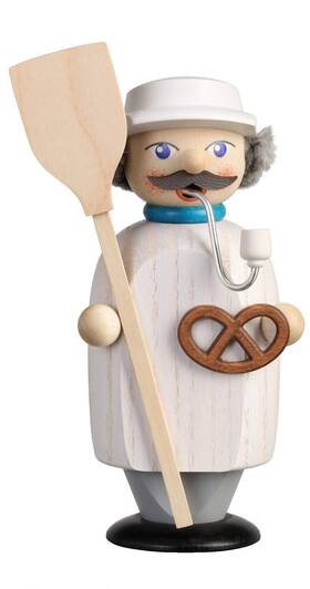 Seiffener Volkskunst 260192226664 Smoker - Baker 14 Cm / 5.5 Inch