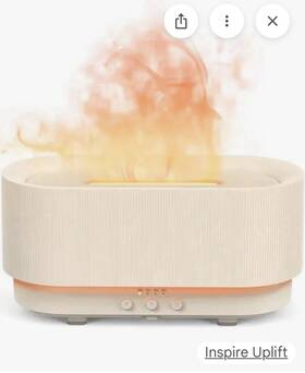 Sejoy Jsq-mt-7f1 Flame Aroma Diffuser 300ml Essential Oil Humidifier Wood Grain 6 Lights