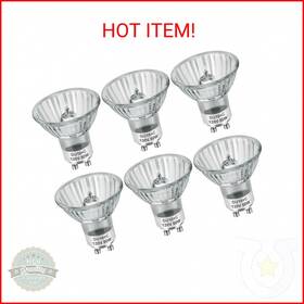 Gu10 Serbion 676327542419 120v 50w Halogen Light Bulbs For Track And Range Hood C Candl