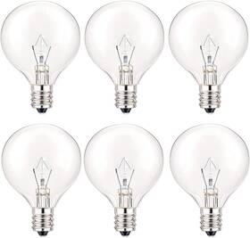 Serbion 711181152449 25 Watt Wax Warmer Bulbs Light For Full Size Scentsy 6 Packs E12