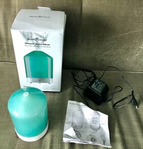 Serene House 895152708890 Ultrasonic Aroma Diffuser Nebula Glass Globe Green