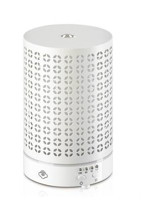 Serene House 895152710374 Nwd Open Box 40 Cosmos White 90 Metal Ultrasonic Aroma Diffuser