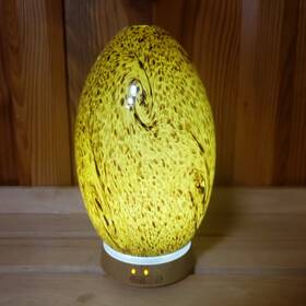 00539sw Serene Living Essential Aroma Oil Diffuser Amber Glass Mod 8 Inch