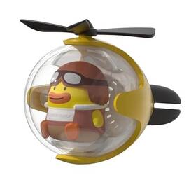 Fb-td01 Shenzhen Guangyuanhua Thchnology Co. Ltd Yellow Duck Car Air Freshener With Led Lights 1 Count Pack Of A